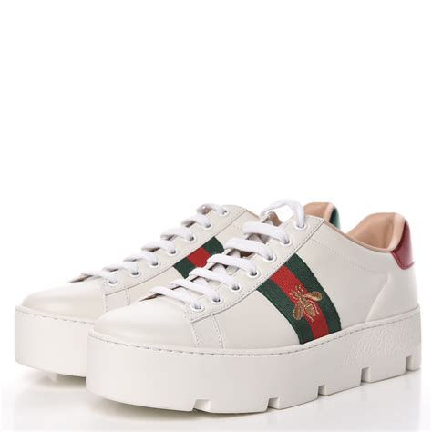 gucci white sneakers price